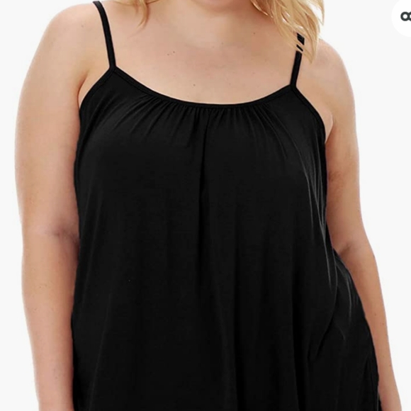 Plus Size Black 7th Element Cami Tank - Picture 7 of 8